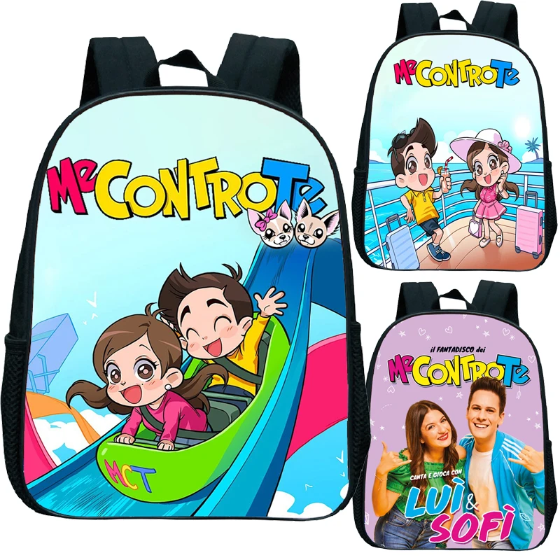 12 Inch Toddler Me Contro Te Mini Backpack Children Cartoon Anime Kindergarten Knapsack Kids Mochila Baby Boys Girls Rucksack