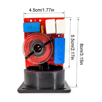 

Treble Bass 2 Way Frequency Divider DIY Kits Crossover Filters for Home Sound