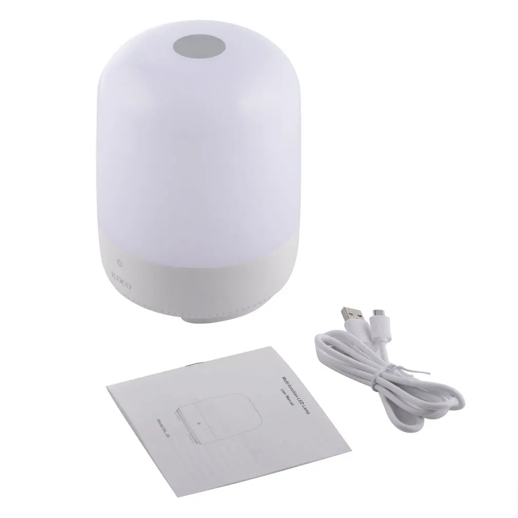 

Multi-function Portable Vibrant Rechargeable Dimmable Smart Bedside LED Lamp Atmosphere Sensor Table Desk Light