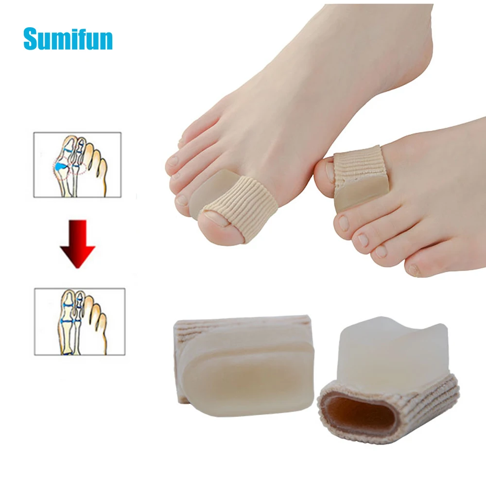 

2Pcs Hallux Valgus Correction Separators Bunion Toe Separator Foot Care Tool Gel Valgus Pro Stretchers Bone Thumb Massage Z24301