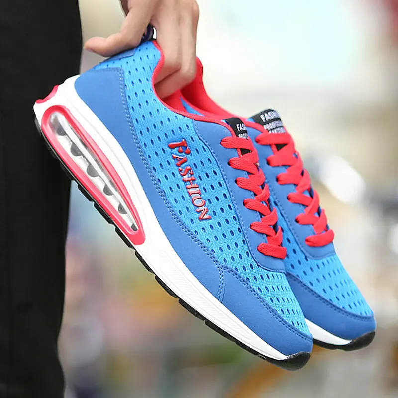 

Summer Shoes Woman Sneakers air cushion Men Running Shoes women Jogging Walking Lightweight Breathe Flying line zapatos de mujer