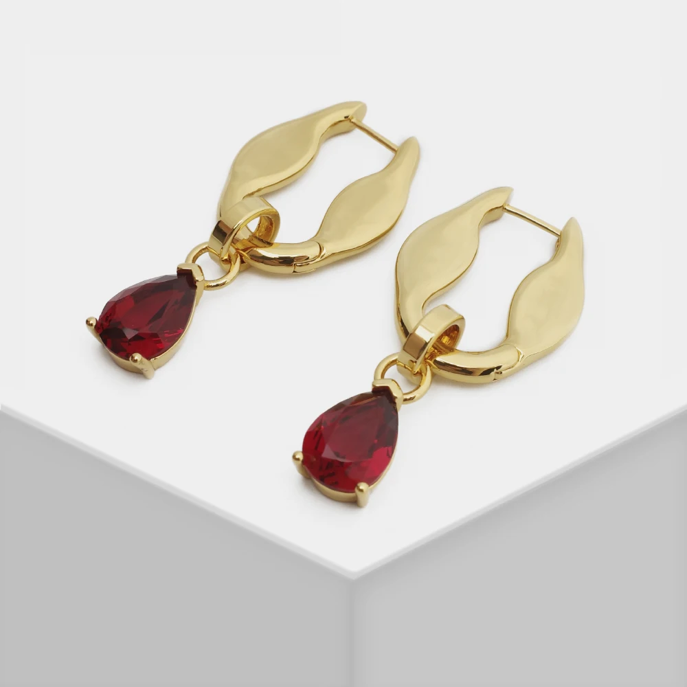 punk cystal pendant earrings for women exaggerated dangle earrings peal earrings party jewelry geo for girlfriend gift