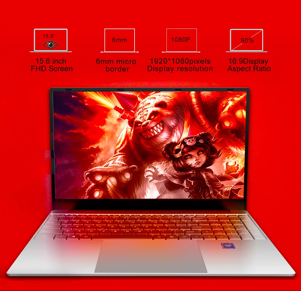 15," ультратонкий ips ноутбук Intel Core i3-5005U DDR3 8G+ 64G/128G/256G M.2 SSD Windows 10 64-бит 1080P Bluetooth 4,0 WiFi ноутбук