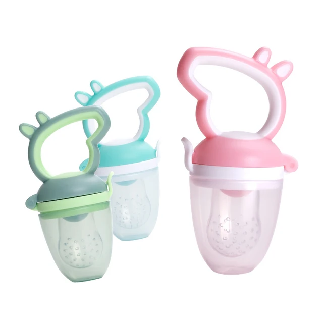 Fresh Fruit Food Safe Baby Pacifiers Feeder Fruit feeding baby food container Pacifier Bottles Baby bottle