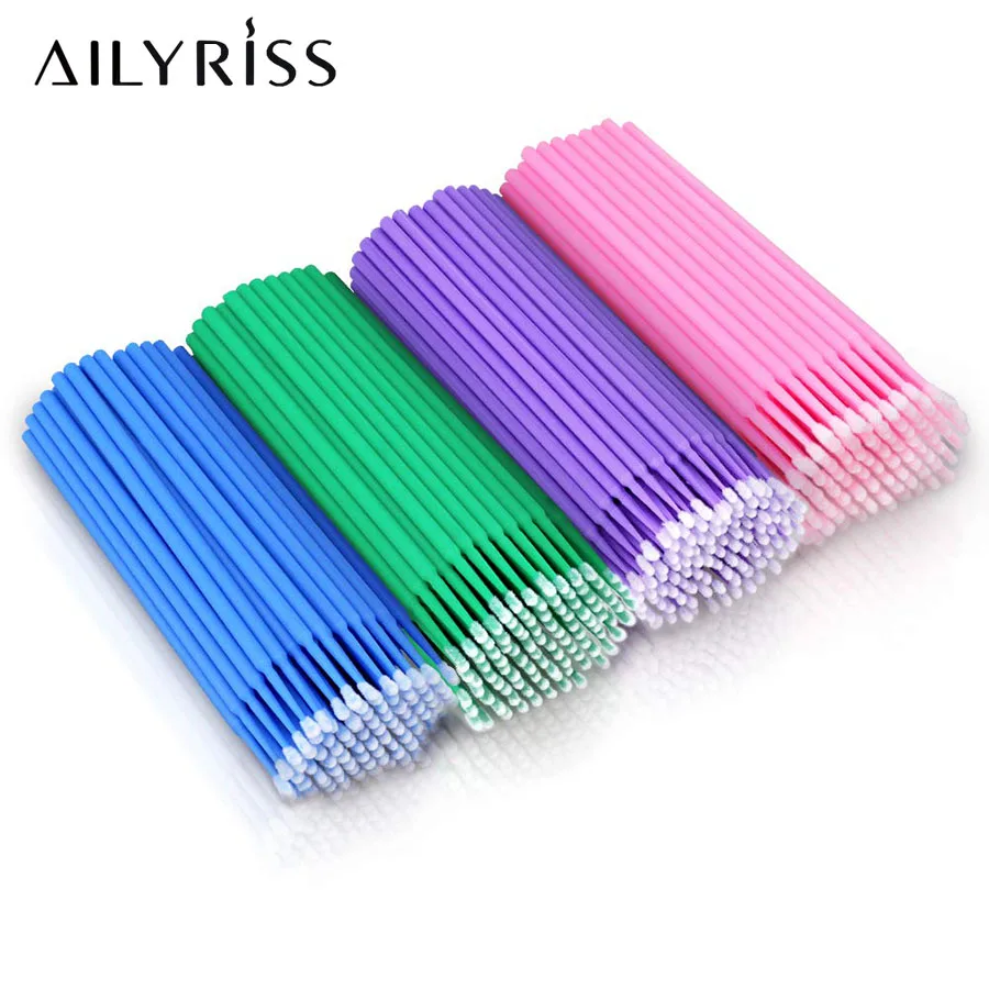 

1000Pcs/bag Disposable MicroBrush Eyelashes Extension Individual Lash Removing Swab Micro Brush For Eyelash Extension Supplies