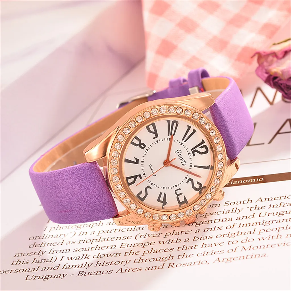 

Ladies Watches Bracelet Bayan Kol Saati Watch Women Fashion Simple Leather Watch Wristwatches Clock Relogio Feminino Saat#W