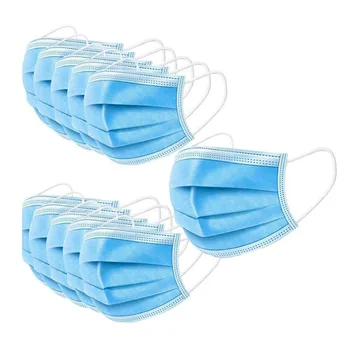 

1lot=30pcs Anti-dust Safe Breathable Mouth Protective Mask Disposable Kids Adult Ear loop Face Hypoallergenic Masks Filte