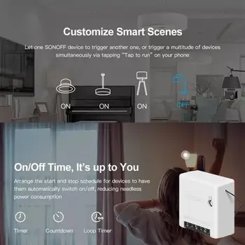 

WIFI Switch Two Way SONOFF Mini Smart Switch Wireless Household Indoor Universal Intelligent Switch Office APP Control