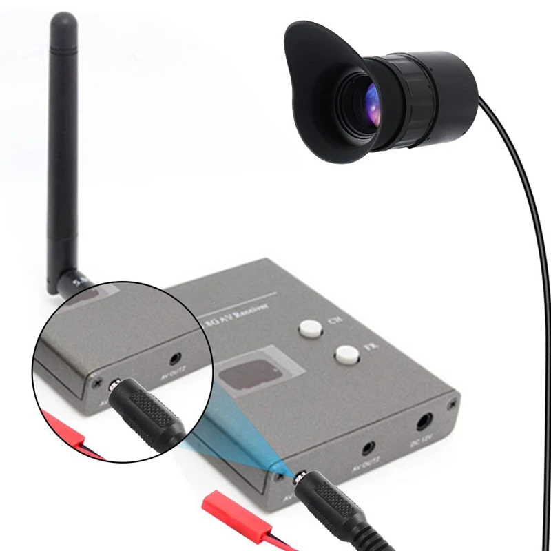 

FULL-V780-B 0.5 inch 1024 x 768 OLED Displayer Lens 21mm Eyepieces Camera Head Mountable Helmet Night-Vision DVR Cameras Eyepiec