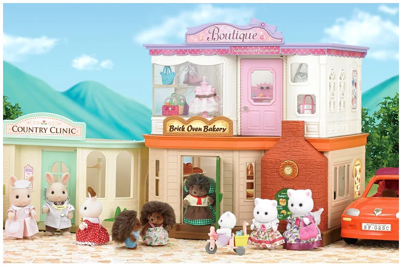 Semipkg детская Sylvanian Families игрушка модный бутик девичий игровой дом кукла игрушка 5234