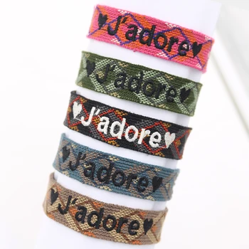 

Bohemian Handmade Woven Rope Bracelet Ethnic Adjustable Tassel Bracelets for Women Girl Embroidery Friendship Bracelet Jewelry