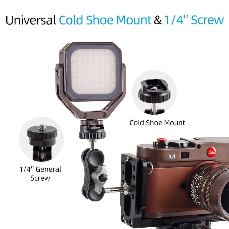 Mágico com Dupla Monitor de Vídeo Adaptador de Montagem para Led Tripé Braço Ballhead 4 Parafuso Universal Câmera Luz Gps Telefone Monitor 1 - - Image 4