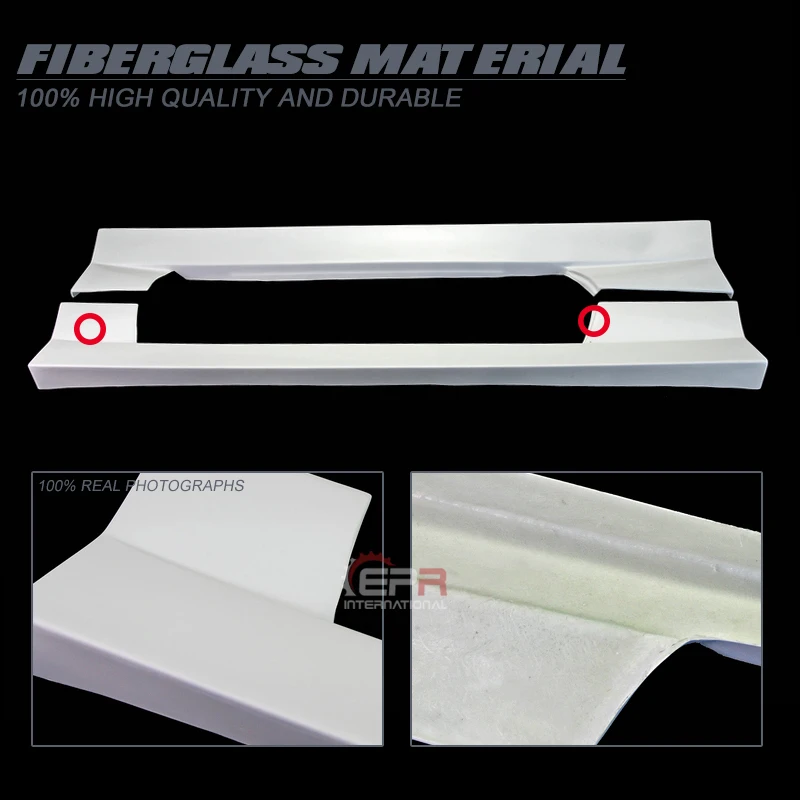 

For Nissan Silvia 180SX UR Glass Fiber FRP Side Skirt Trim UR Body Kit