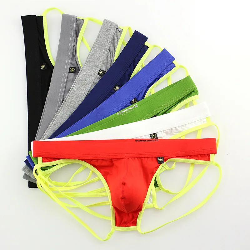 

Brand Sexy Man G-String Bikini Backless Briefs Men Underwear Sexy Jockstrap Thong Soft Modal Male Gay Panties Dropshipping