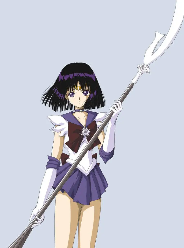 Sailor Moon Hotaru Tomoe Sailor Saturn Silence Glaive косплей реквизит ПВХ серпы оружие палочки Хэллоуин Рождество Необычные Вечерние реквизиты