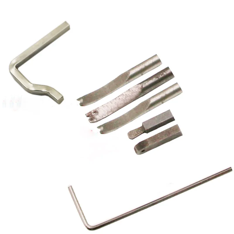 7 In 1 Professional Leathercraft Adjustable Stitching and Groover Crease Leather Tool DIY Handmade Practical Sewing Tools