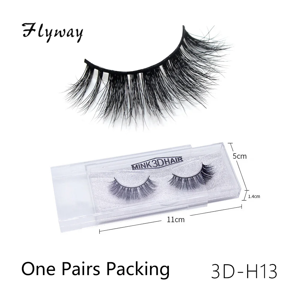 3DH норковые ресницы оптом Minks ресницы одна пара упаковка - Цвет: 3D-H13