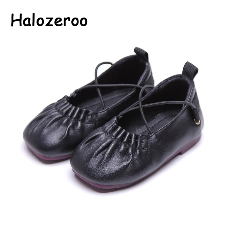 2020 Spring Baby Girls Princess Shoes Kids Sweet School Flats Children Pu Leather Toddler Soft Slip On Mary Jane New |
