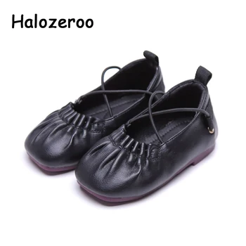 

2020 Spring Baby Girls Princess Shoes Kids Sweet School Flats Children Pu Leather Shoes Toddler Soft Slip On Shoes Mary Jane New