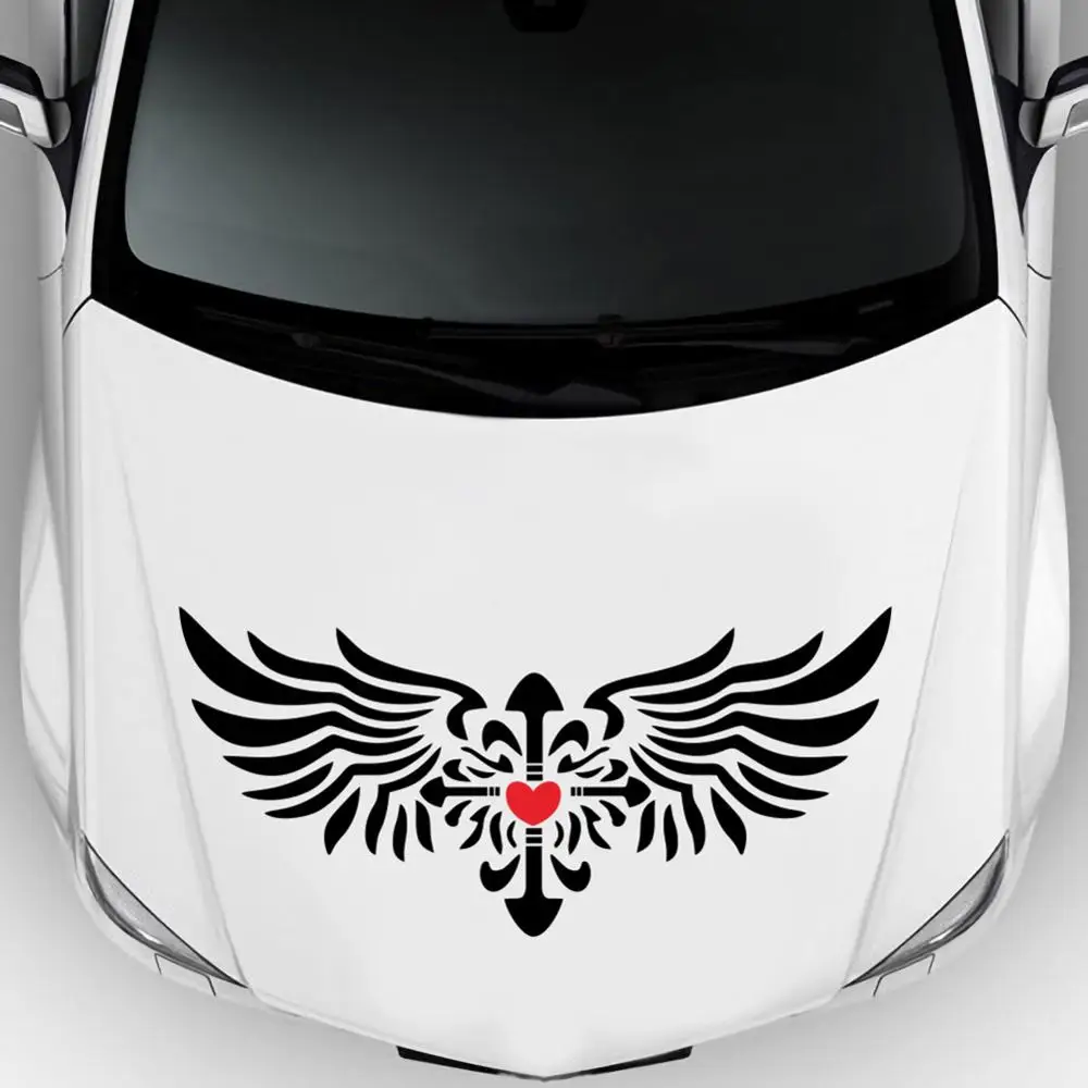 

1PCS Sticker for cars Engine Cover Wing Cover Personalized Garland Sticker Refitting Body Stickers Car Decal PVC Car-styling