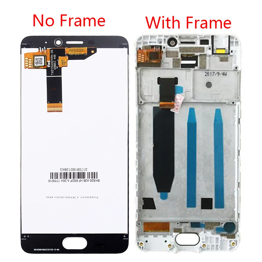 Meilan 6 LCD For Meizu M6 Display With Frame Touch Screen 5.2