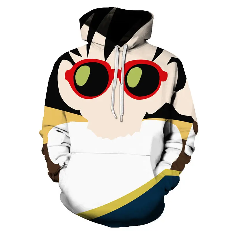 

Dragon Ball streetwear Cosplay Saiyan costume Anime 3D Printed Sweatshirt zipper Cartoon hoodie men Jackets men women hoodies