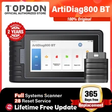 TOPDON ArtiDiag800 BT Car Diagnostic Tool Automotive Scanner Auto Scan Tools Bluetooth All System 28 Reset Functions PK MK808BT