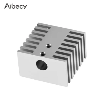 

Aibecy Single Head Aluminium Alloy Block Heat Sink Radiator Metal DIY Cooling Fin 30*30*18mm