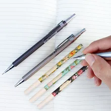 0,5 мм железный металлический механический карандаш с заправкой канцелярские принадлежности креативный пресс автоматические ручки для студентов для письма для офиса школьные поставки