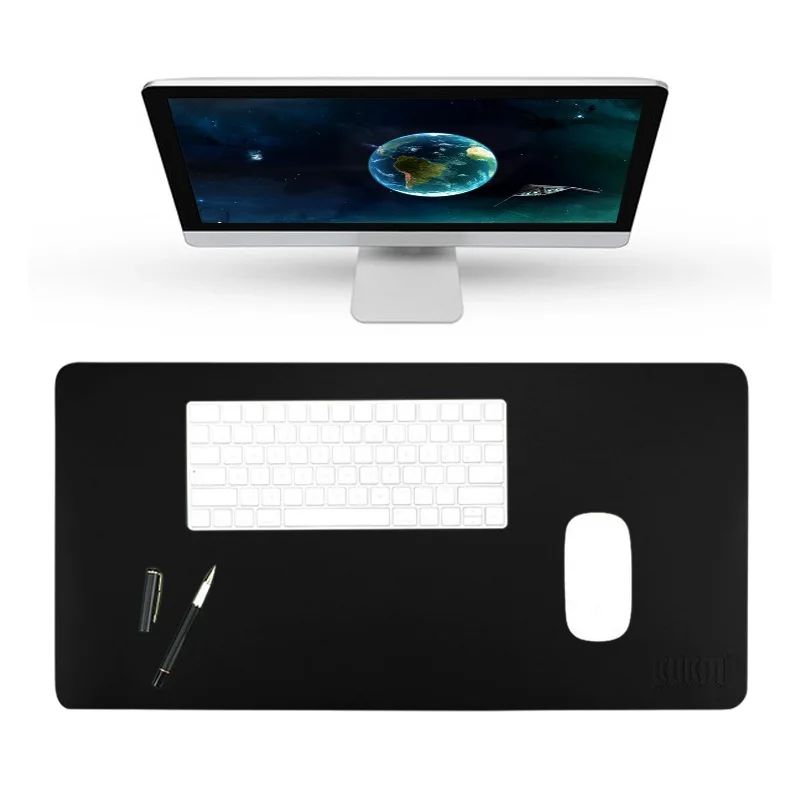 

BUBM Multi-functional Ultra Large Anti-slip PU Leather Double-Sided Mouse Pad Office Desk Table Mat, Size: 120