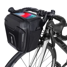 

WILD MAN Quick Release 4L Hard Shell Waterproof Scooter Storage Bag with Touch Screen for Kick Scooters Folding Bike