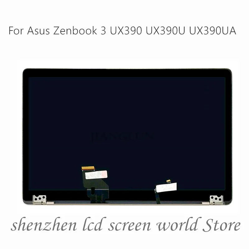 Полная сборка для ноутбука ASUS ZENBOOK 3 UX390 UX390UA UX390U ЖК-дисплей панель с рамкой верхняя