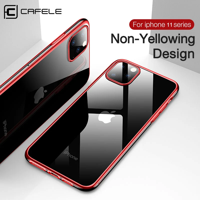 

CAFELE gradient Transparent phone case for iphone 11 pro max case cell phone cases silicone cover for iphone X Xs Max Xr Coque