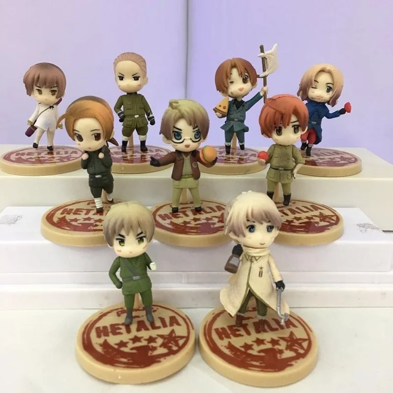 Аниме Hetalia Axis Powers APH Альфред F. Фигурка экшн-фигурки Jones Yao Wang из ПВХ смолы