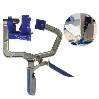 

High quality 90 Degree Angle Clamp Corners Clamp Woodworking Face Frame Clamp Angle Fixing Punch Wood Work Hand Tool
