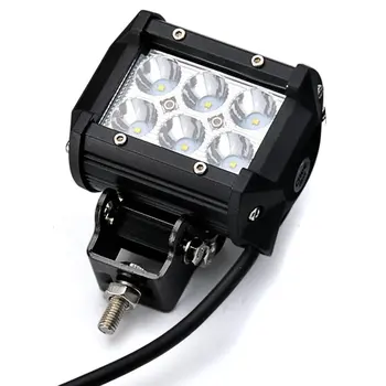 

4 inch 18W LED Work Light Flood Spot Light Offroad Driving LED Light Bar 12V 24V 4x4 Truck Motorcycle Boat Tractor Barra