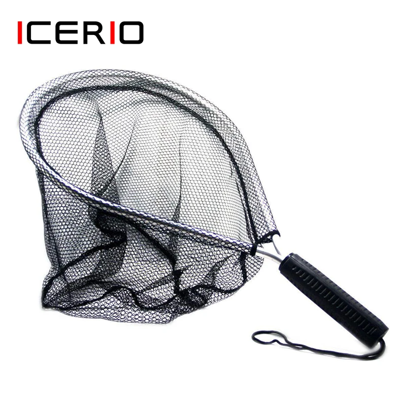 Folding Aluminium Alloy Fishing Landing Net Carp Trout Fish Net 45cm