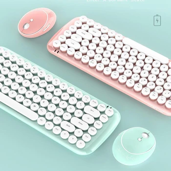 

Seenda Wireless Keyboard Mouse Comb for Notebook Computer Laptop Mac Portable 2.4g USB Wireless keyboard set for Office Home