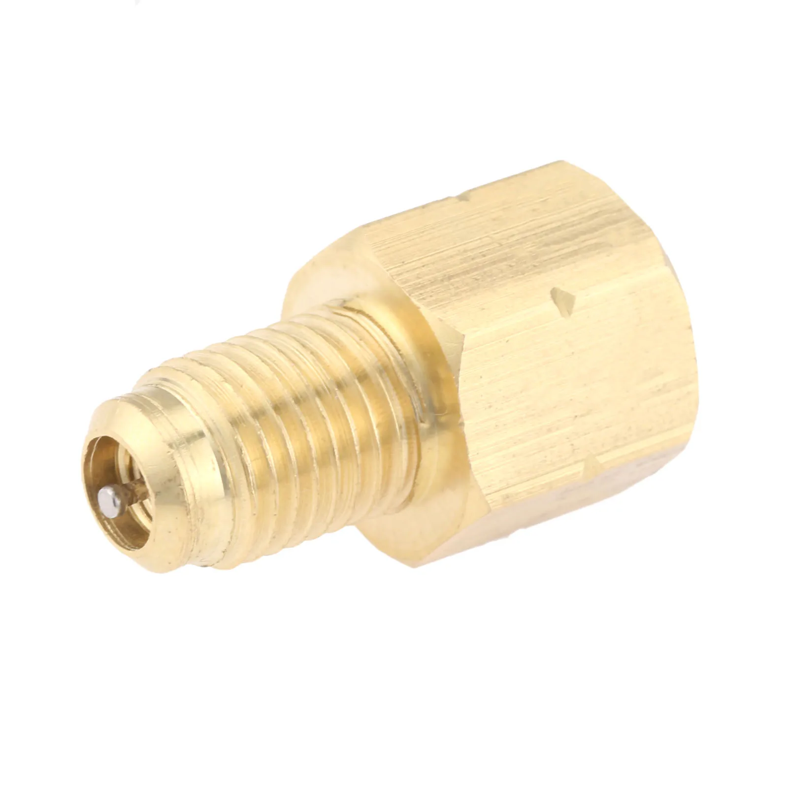 Brass R1234YF Hose to R134a Vacuum Pump Adapter Fitting 1//2/" ACME Thread