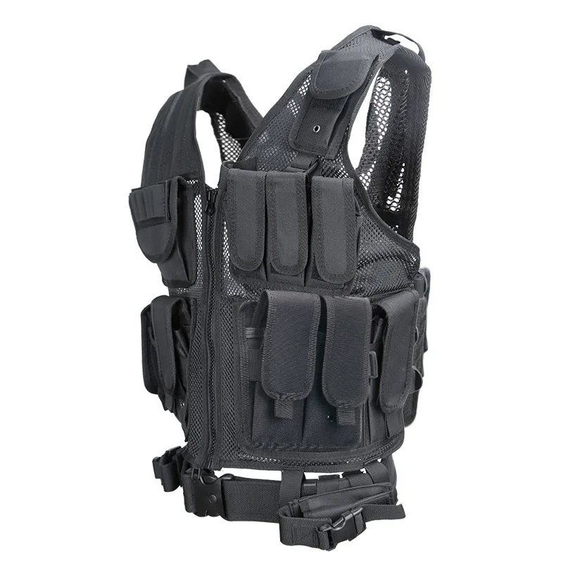 Wholesale Multi-functional Outdoor Tactical Vest CS Field Operations-Combat Waistcoat Summer Breathable Tactical Vest