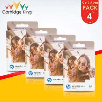 

80 Sheet Sticky Backed Photo Paper Compatible for HP Sprocket Plus Photo Printers for HP ZINK Sprocket PLUS Photo Paper Printing