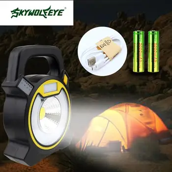 

Emergency Lamp Tent Light USB Lantern LED Portable Hook Travel Camping Hiking+2*18650 battery+USB Cable