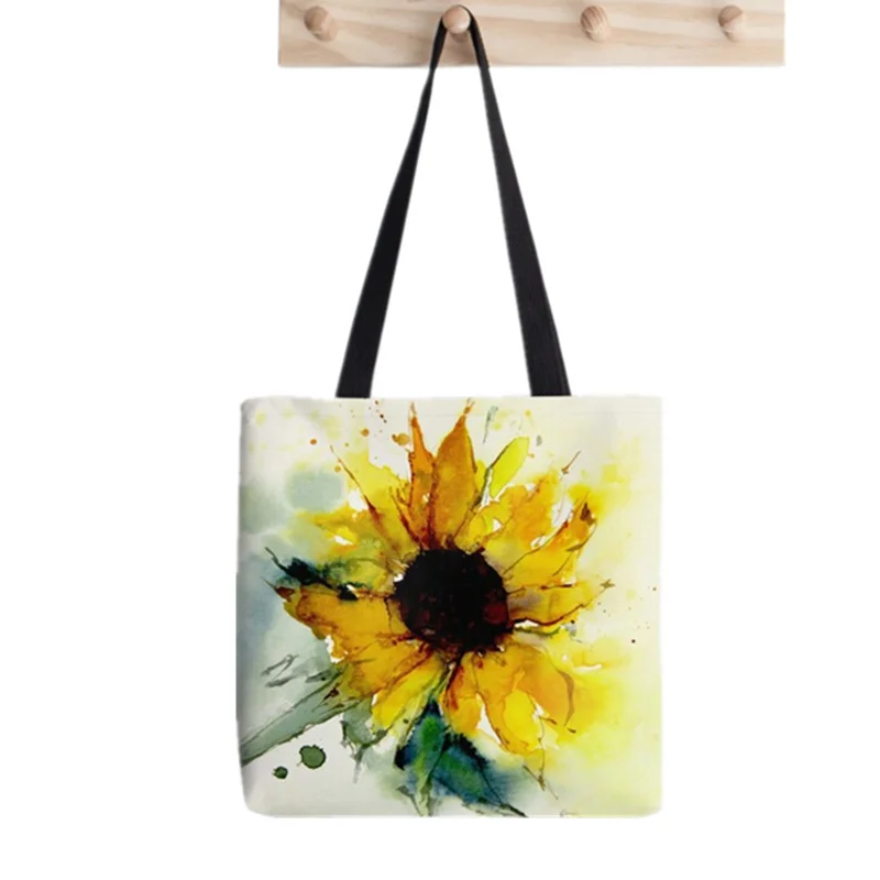 Shopper Succulents and cactus plant Printed Tote Bag women Harajuku shopper handbag girl Shoulder shopping bag Lady Canvas Bag
