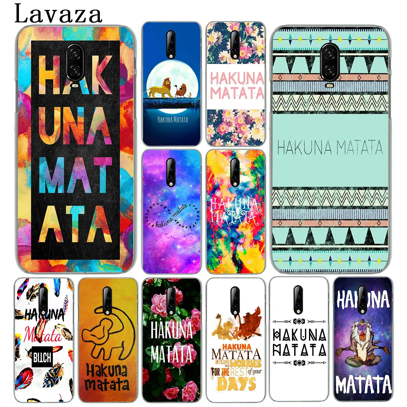 Жесткий пластиковый Чехол для мобильного телефона hakuna matata Король Лев Oneplus 7 7T Pro 6 6T