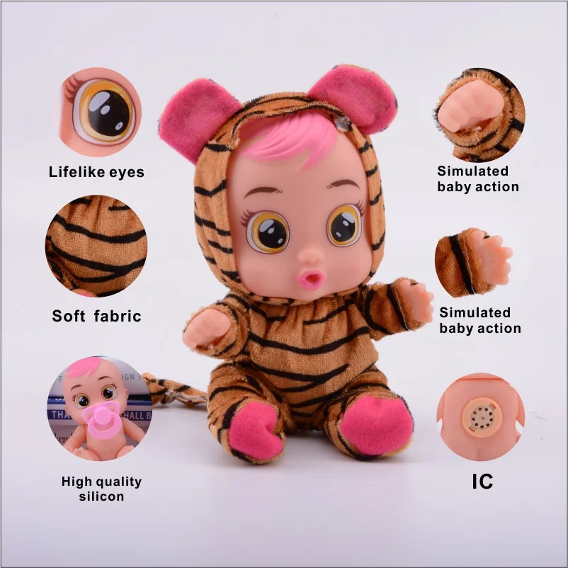 3D фигурка-сюрприз, кукла, силиконовая кукла, фигурка, Плачущий ребенок, высокое качество, может порвать, куклы, игрушки для детей, подарок-сюрприз