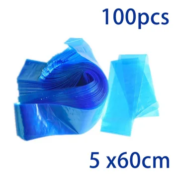

100PCS Professional Disposable Safety Tattoo Clip Cord Bags for Tattoo Machine Gun Accessories,Tattoo Pen Machine, 5cmx60cm