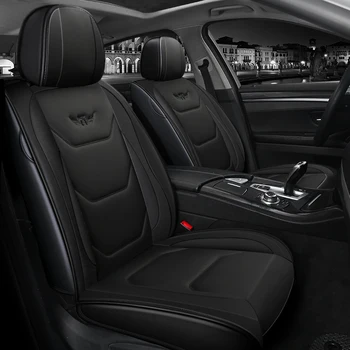 

Full Coverage Eco-leather auto seats covers PU Leather Car Seat Covers for ssangyong actyon korando kyron rexton