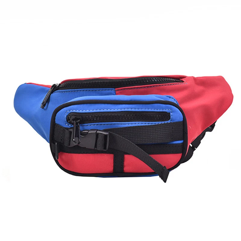Поясная Сумка Женская поясная сумка Холщовая Сумка для отдыха сумка-мессенджер с бананом новая сумка на молнии в стиле хип-хоп сумка на плечо - Цвет: Red Waist pack