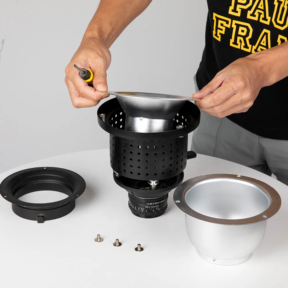 Snoot Lente Concentrada Óptica Aumentar a Luz de Vídeo Led Brilho do Flash Fotografia Estúdio Acessórios Soonpho-ot1 - Image 3