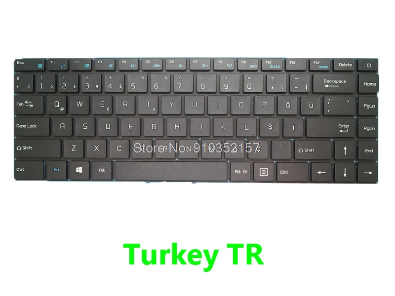 computer keypad Laptop BR TR LA Layout Keyboard For Positivo Master N1240 Brazil BR Turkey TR Latin America LA NO Frame computer keypad